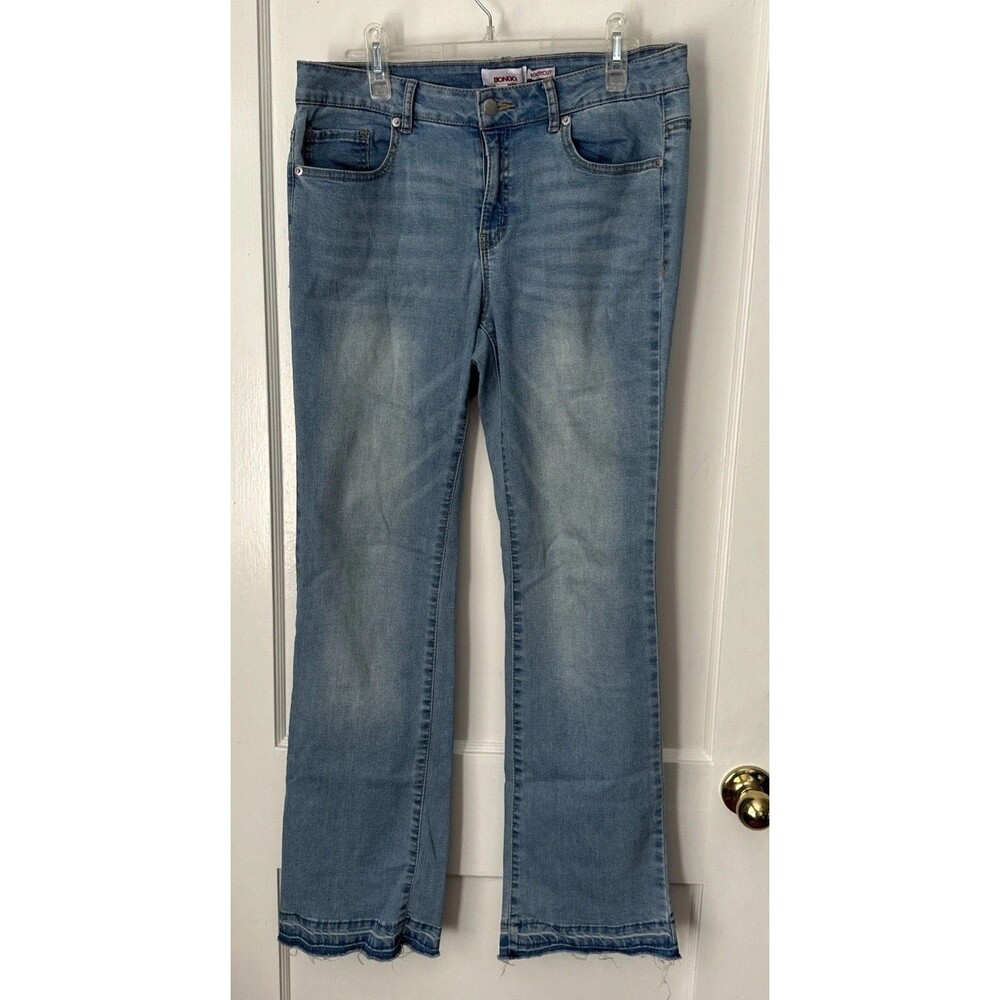 Bongo Jeans Women's 12 Light Wash Flared Denim Pants
